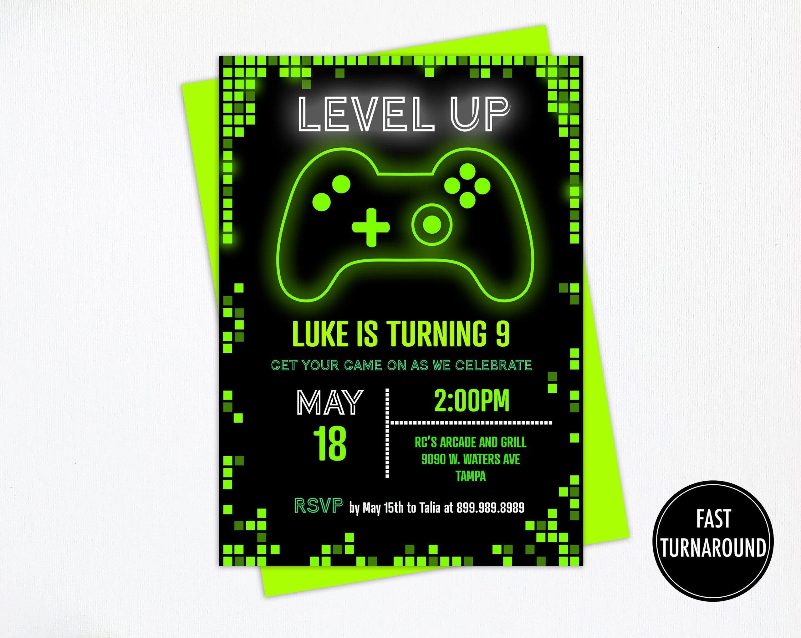 Gamer Invitation Template Free Dev onallcylinders