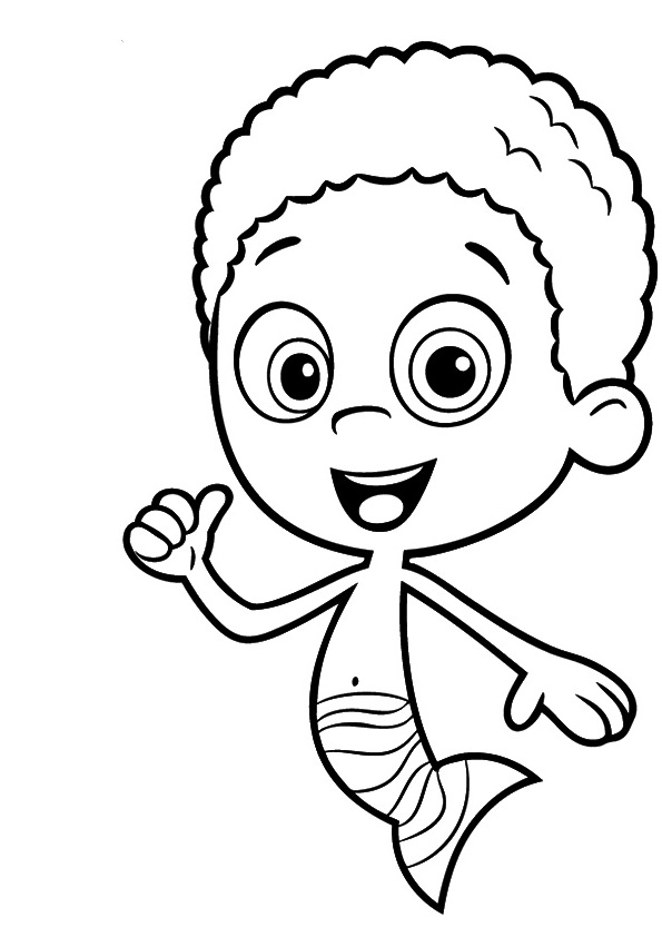 Bubble Guppies Color Pages
