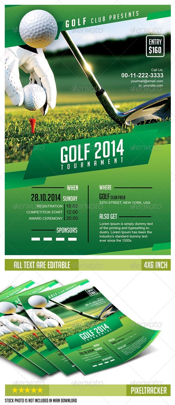 Golf Outing Flyer Template Sarseh