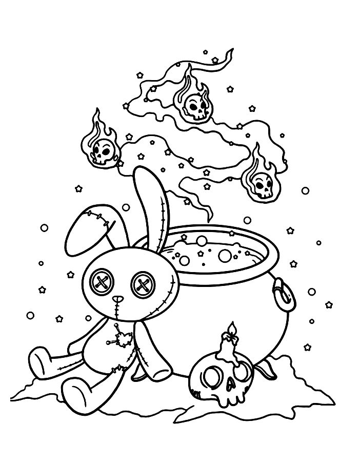 Gothic Coloring Pages