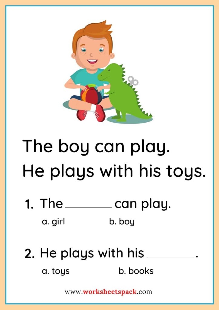 reading comprehension worksheets free