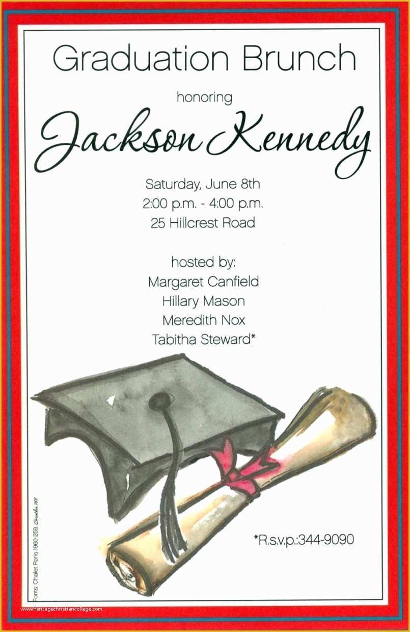 Graduation Dinner Invitation Template Free Of Graduation Dinner 