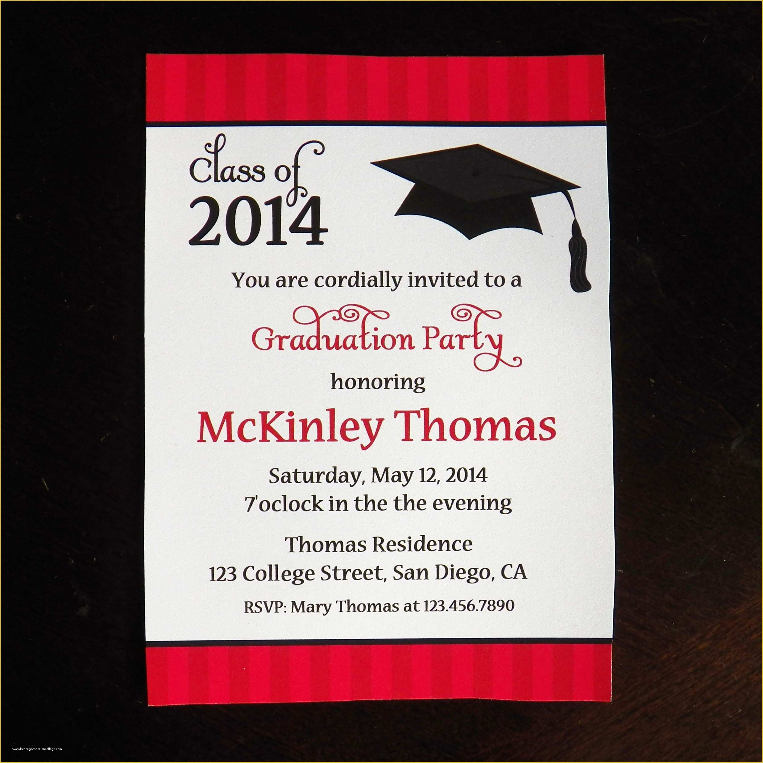 Graduation Dinner Invitation Template Free Of Graduation Dinner 
