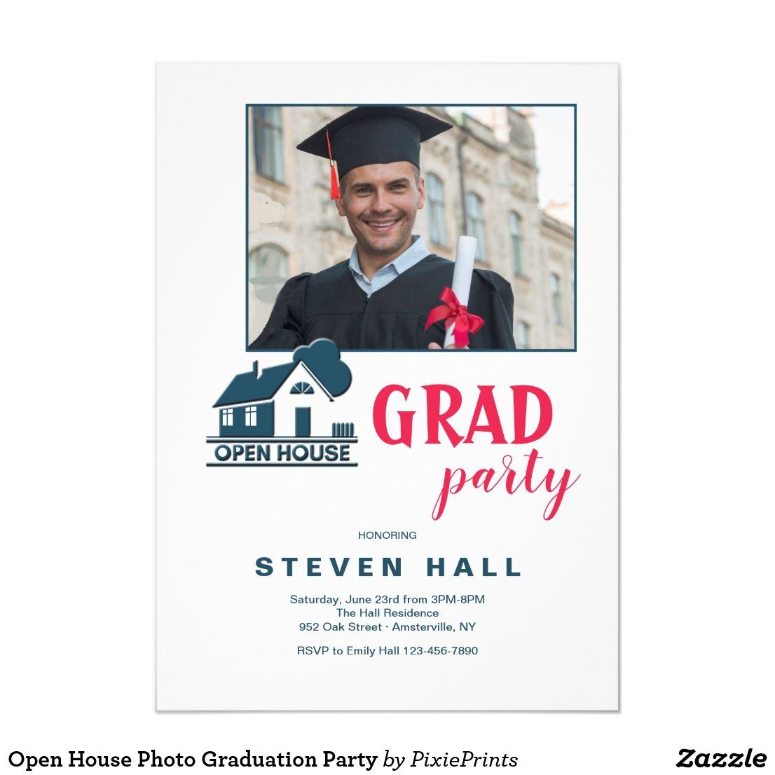 Graduation Open House Invitation Templates Template