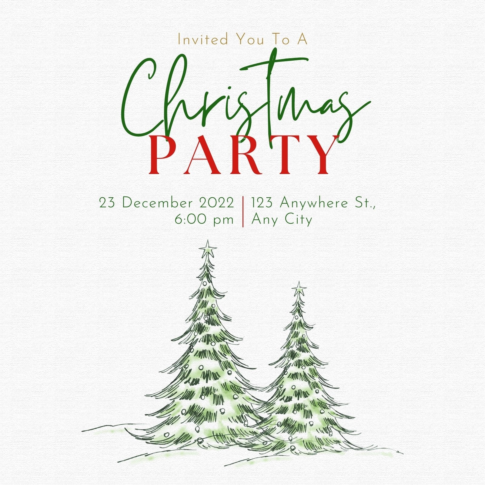 graduation party invitation free template