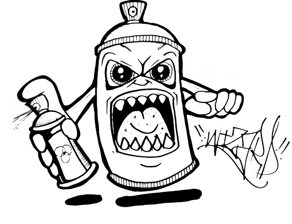 Graffiti Art Coloring Pages At GetDrawings Free Download