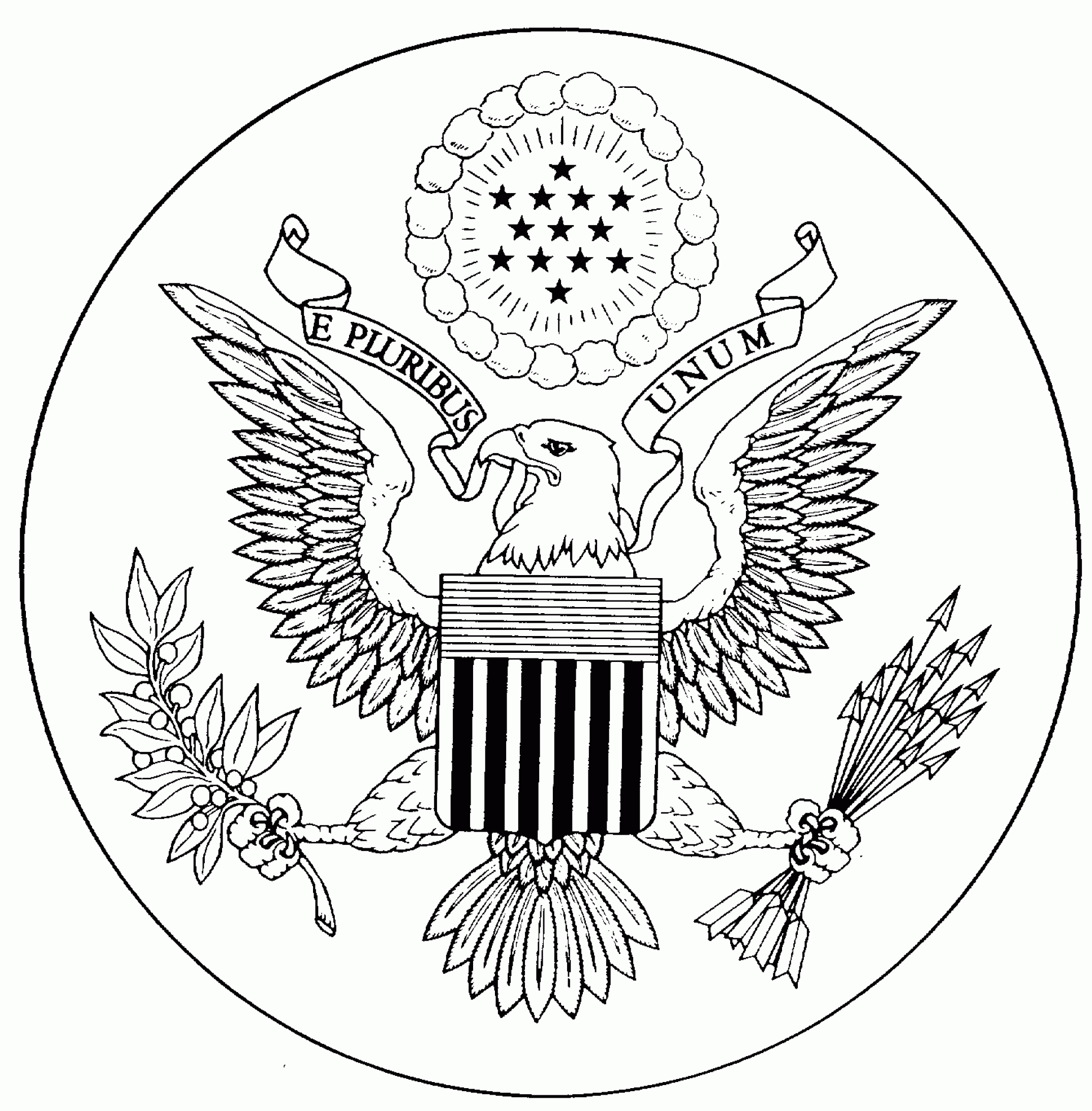 United States Coloring Page