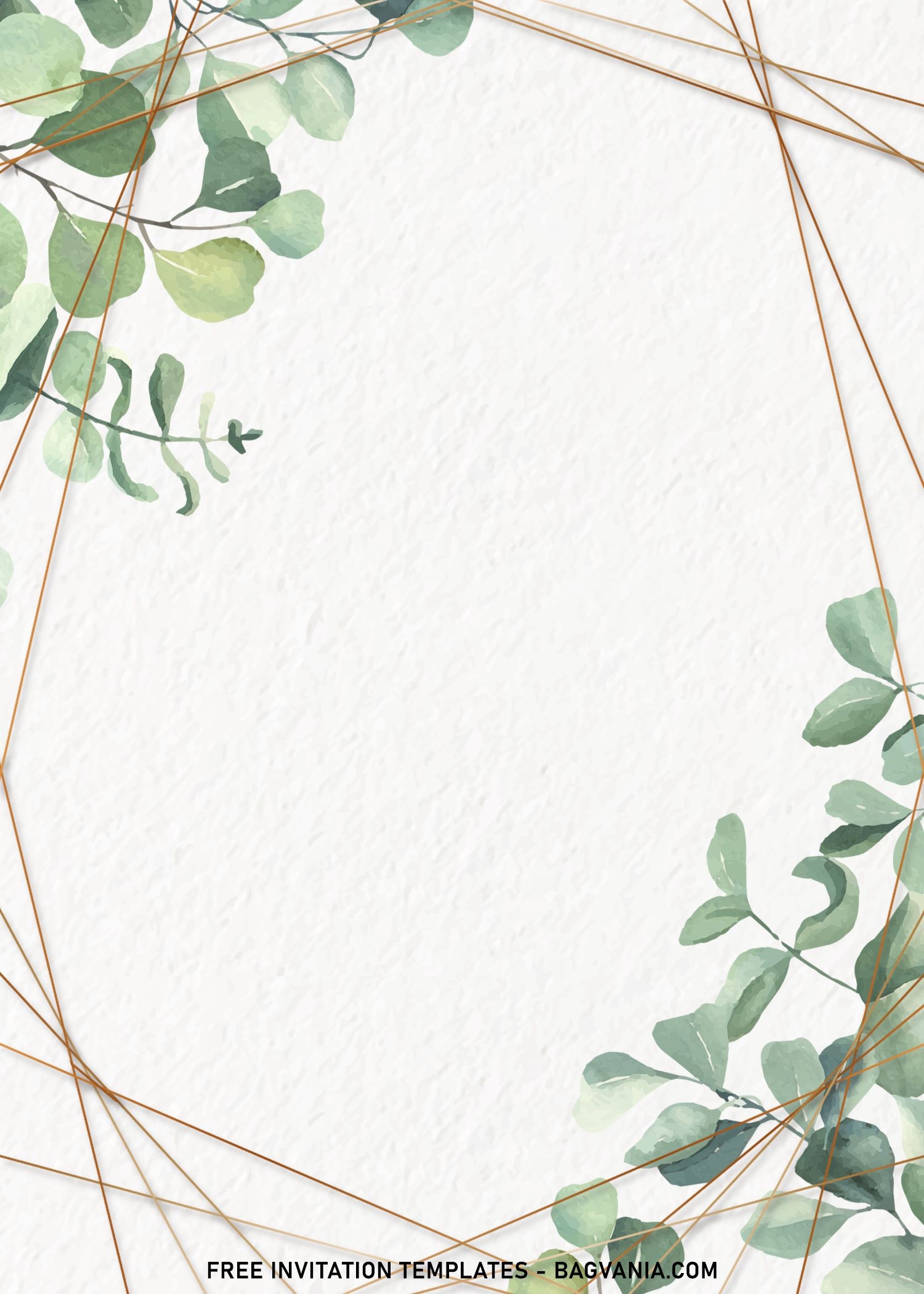 green birthday invitation templates