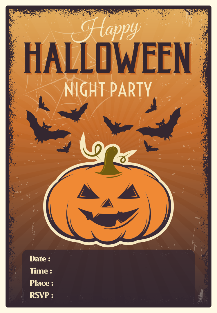 free printable halloween invitation templates