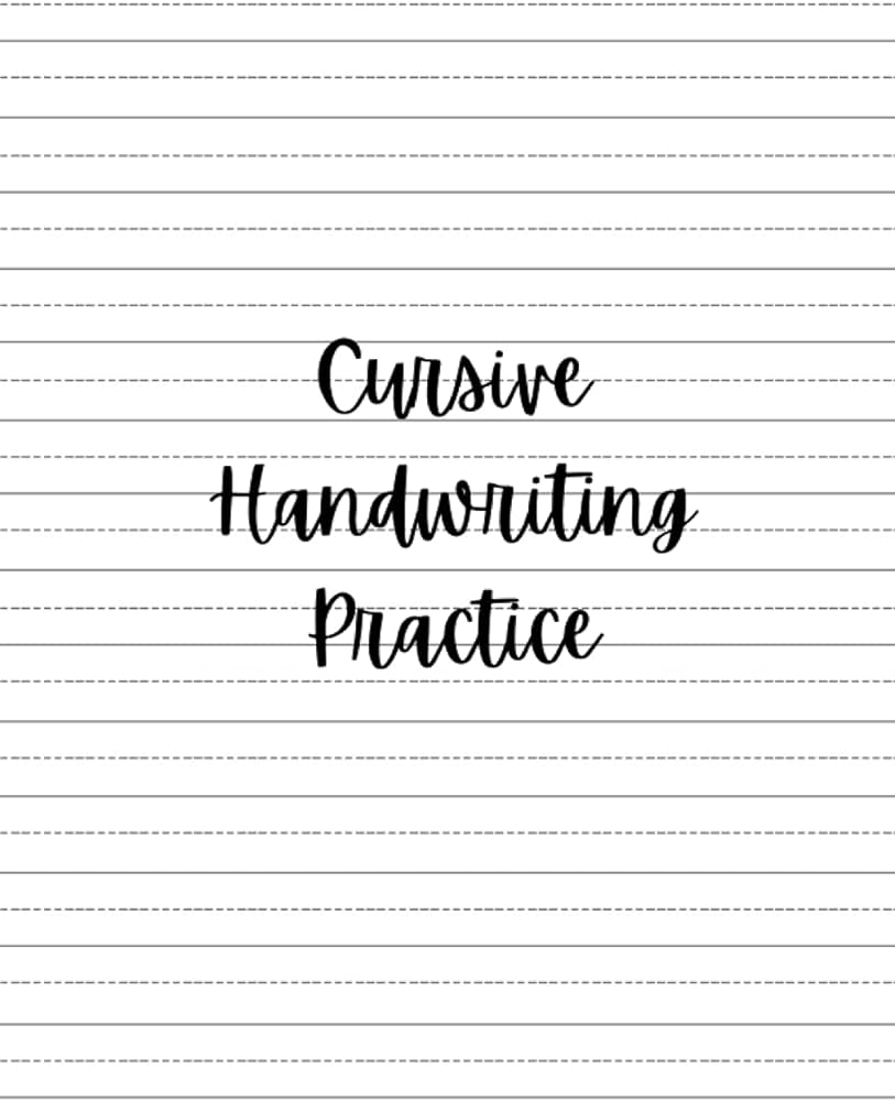 blank handwriting practice worksheets