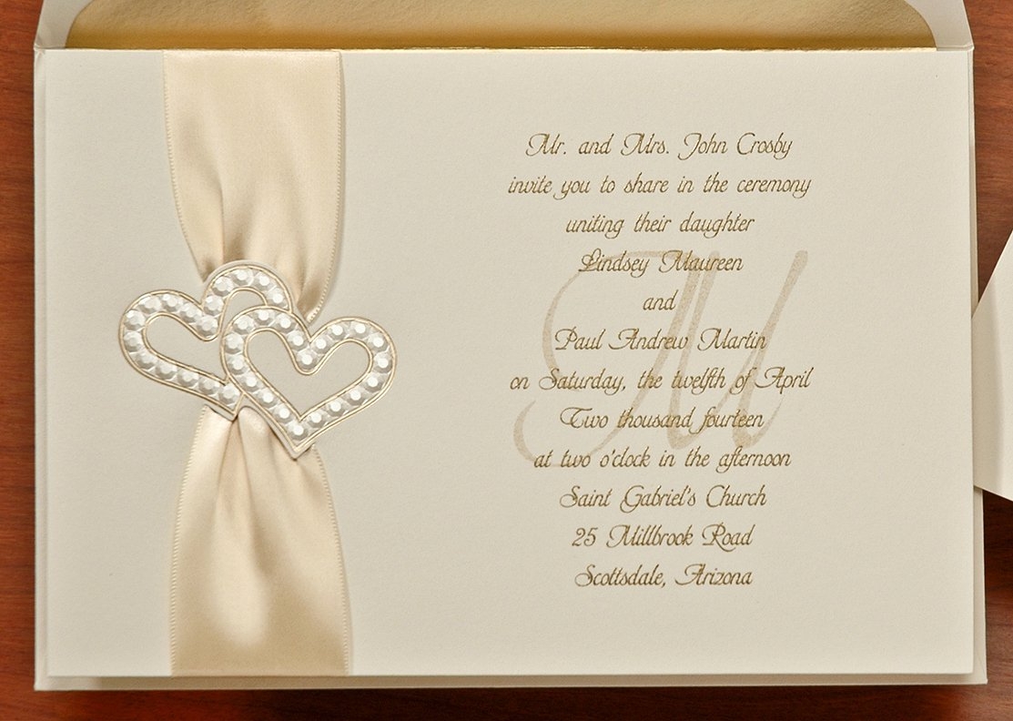 Heart Wedding Invitations