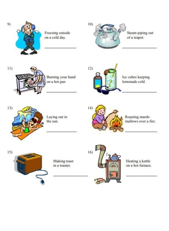 conduction convection radiation worksheet