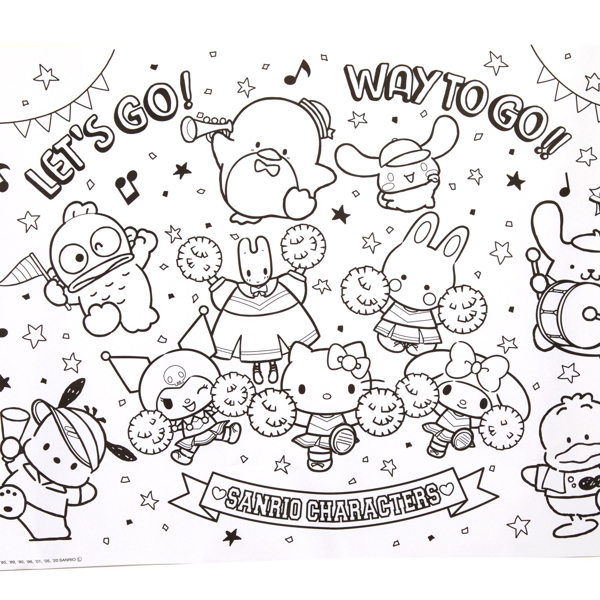 Sanrio Hello Kitty Coloring Pages