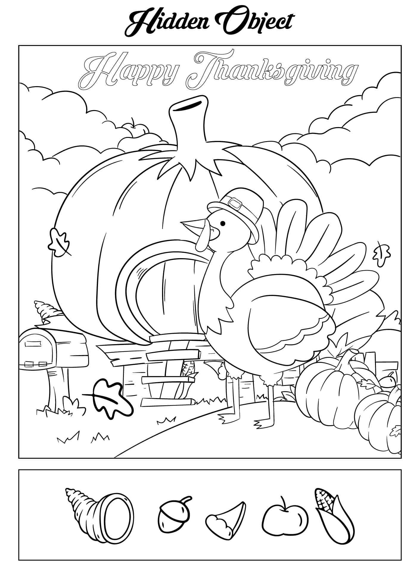 hidden pictures printable in color