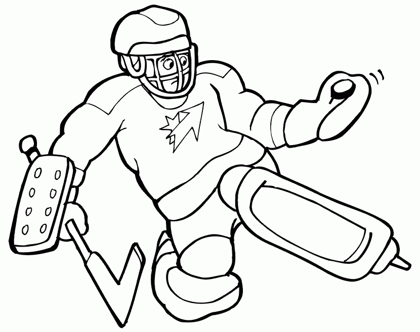 Hockey Color Pages Coloring Home