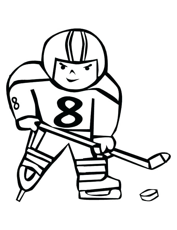 Hockey Color Pages