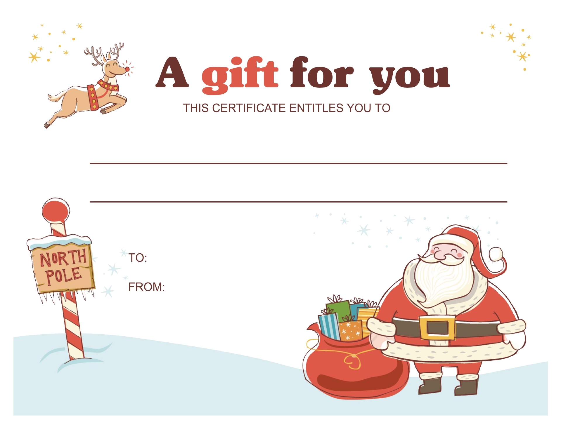 free gift certificate template printable