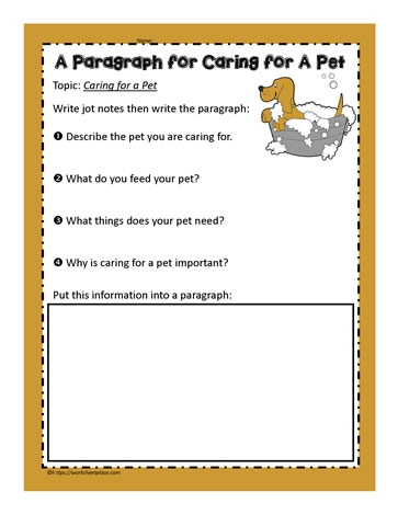 make a picture of your pet worksheet