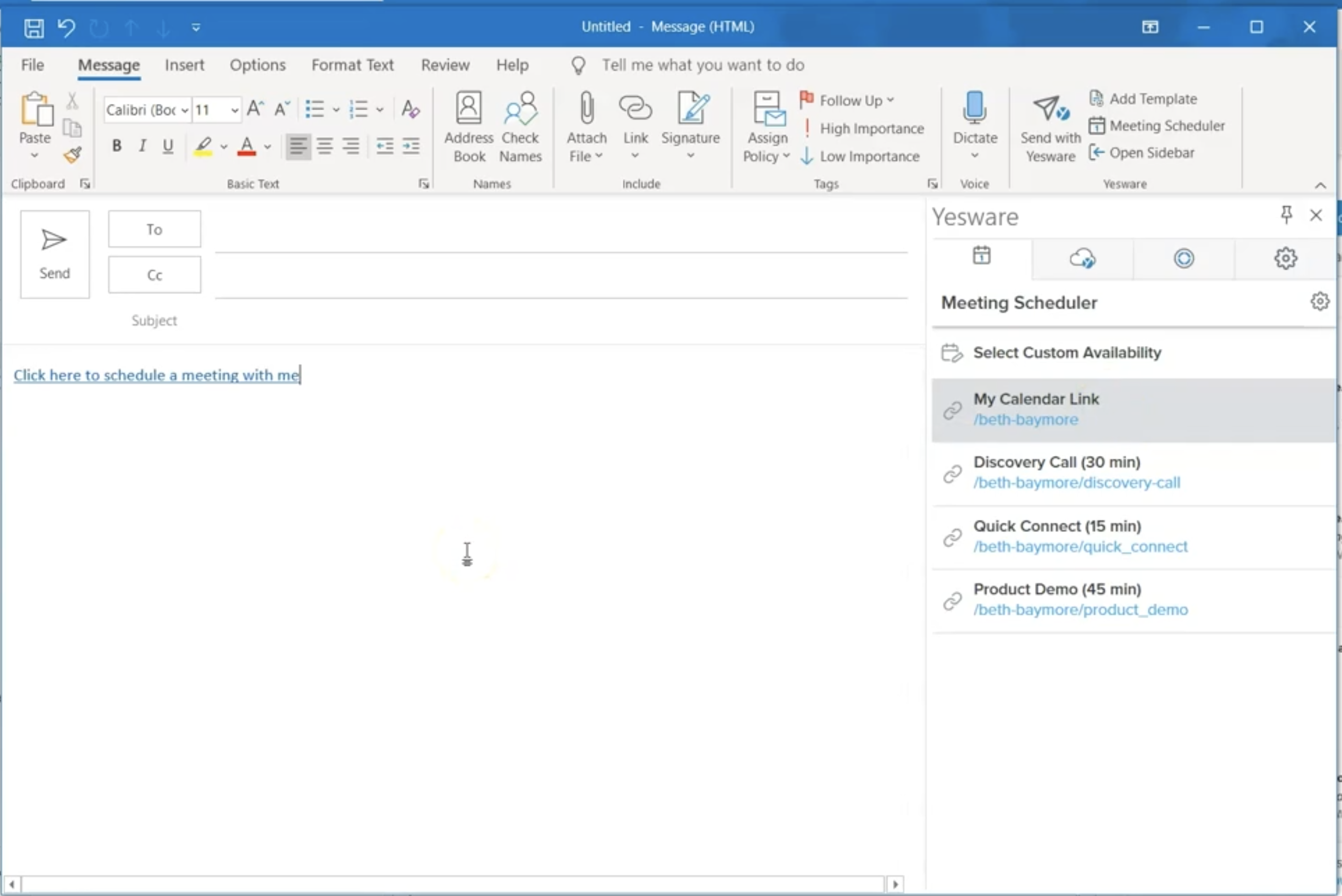 create invite template