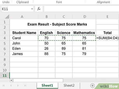 how to make excel worksheet
