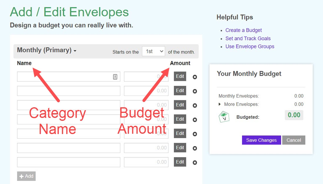 How To Make A Budget Worksheet Goodbudget Worksheets Library