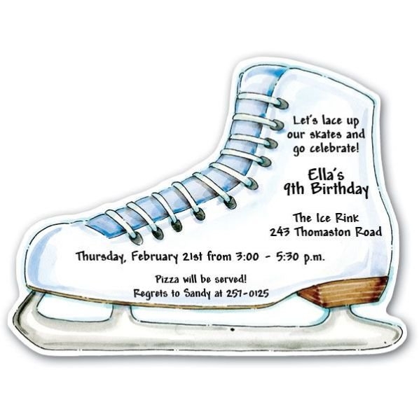 Ice Skating Party Invitation Templates