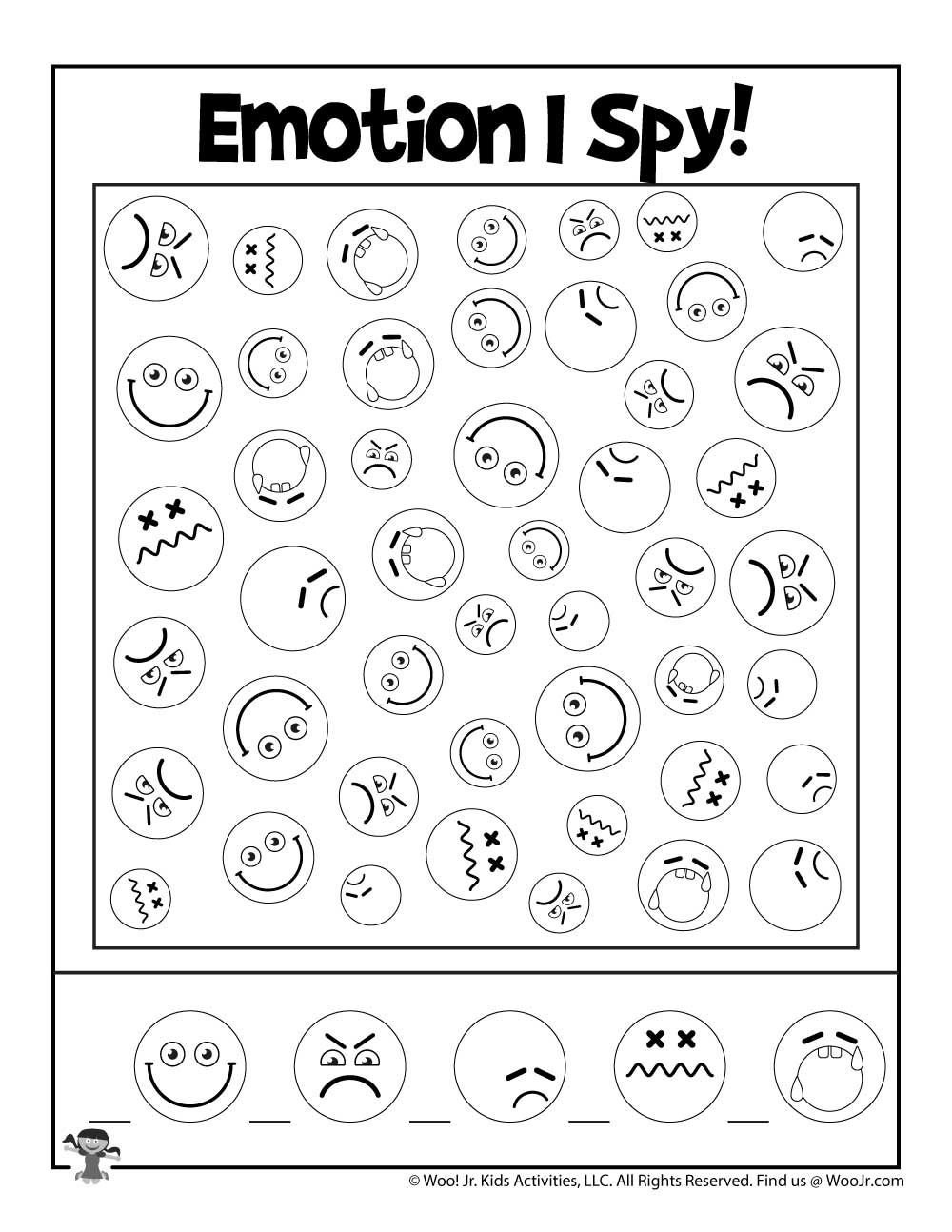 free printable emotions activities for kids