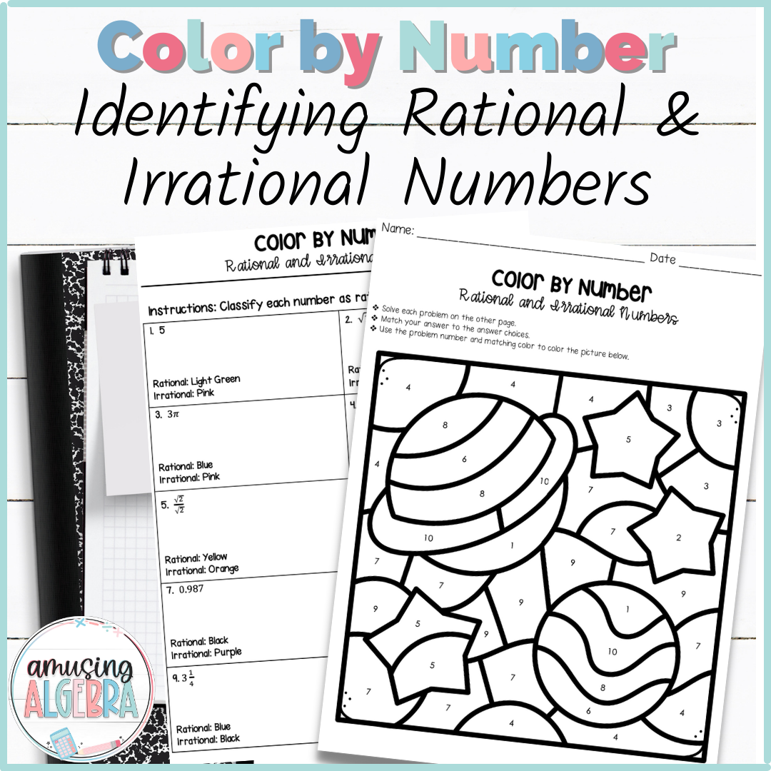 irrational rational numbers worksheet