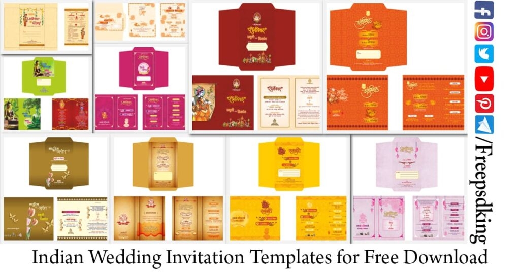 Indian Wedding Cards Templates Free Infoupdate
