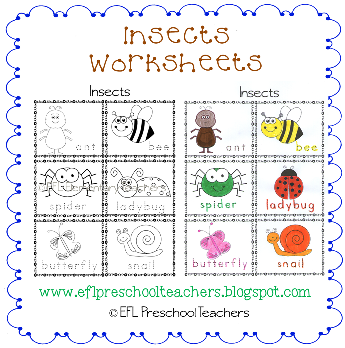 Insects Worksheets For Preschool PreschoolWorksheet