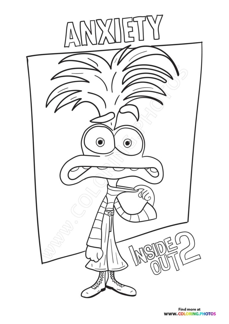 free inside out coloring pages