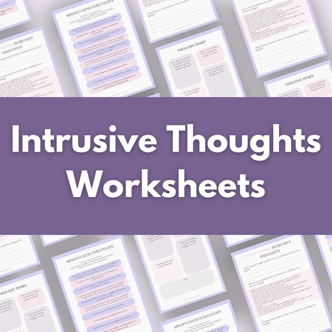 intrusive thoughts worksheet