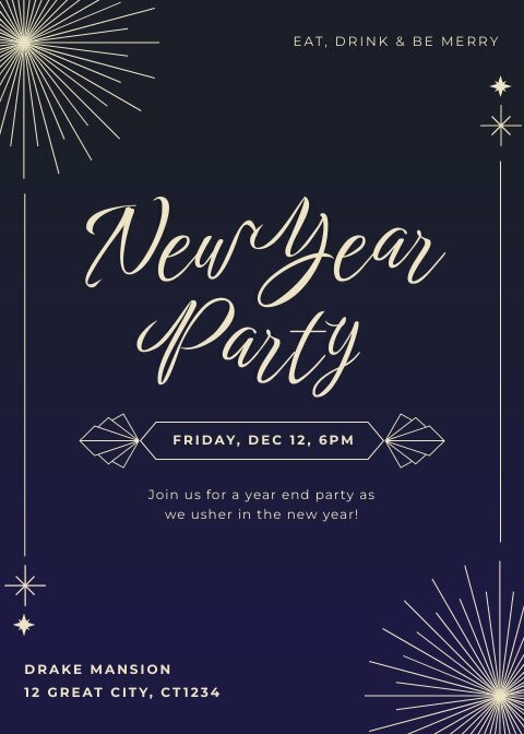 end of the year party invitation templates free