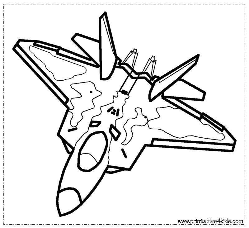 Jet Coloring Pages Printable Coloring Pages