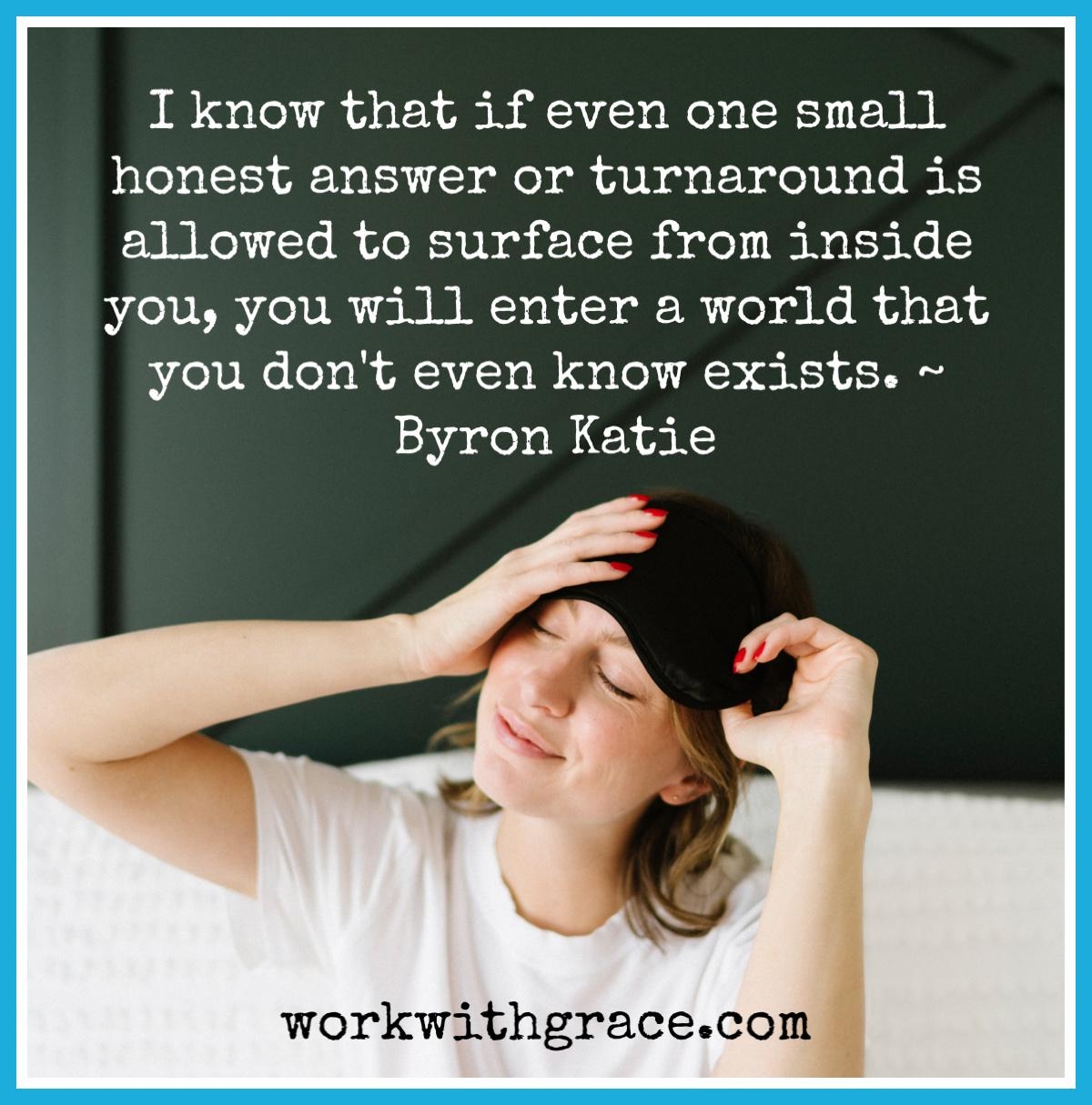 Judge Your Neighbor Worksheet The Work Of Byron Katie With Grace 