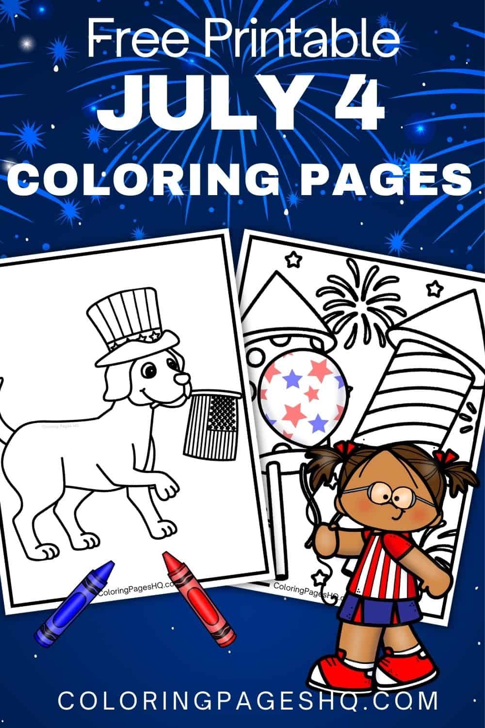 July 4 Coloring Pages Free PDF Printables Coloring Pages HQ