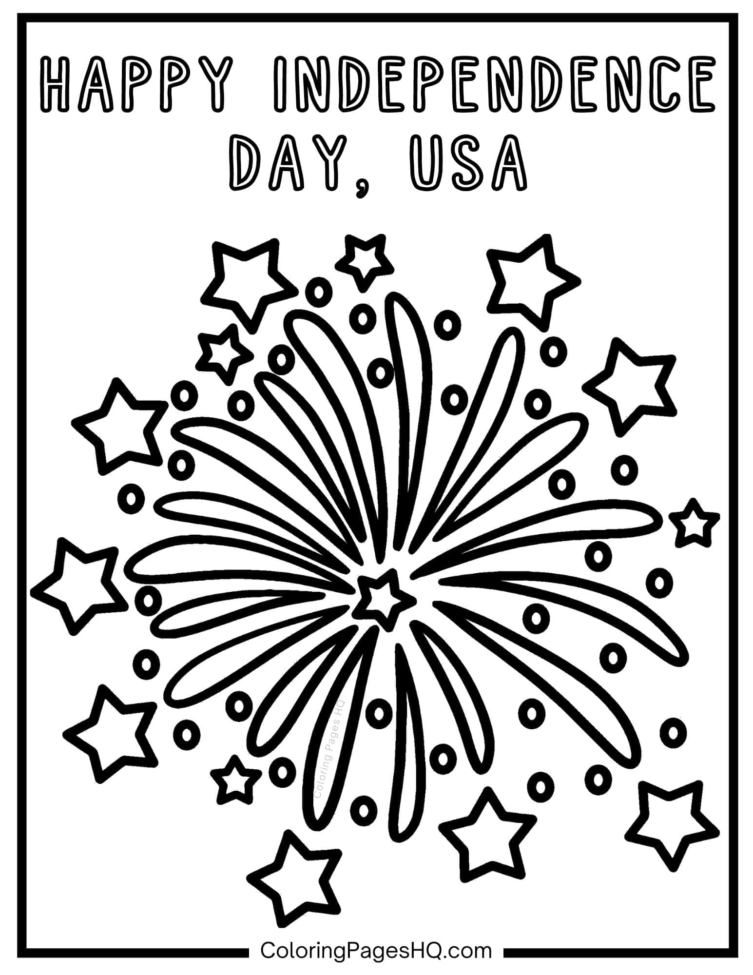 July 4 Coloring Pages Free PDF Printables Coloring Pages HQ
