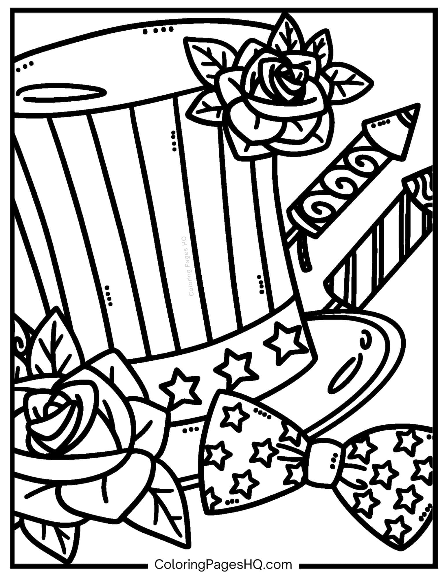 july 4 coloring pages free