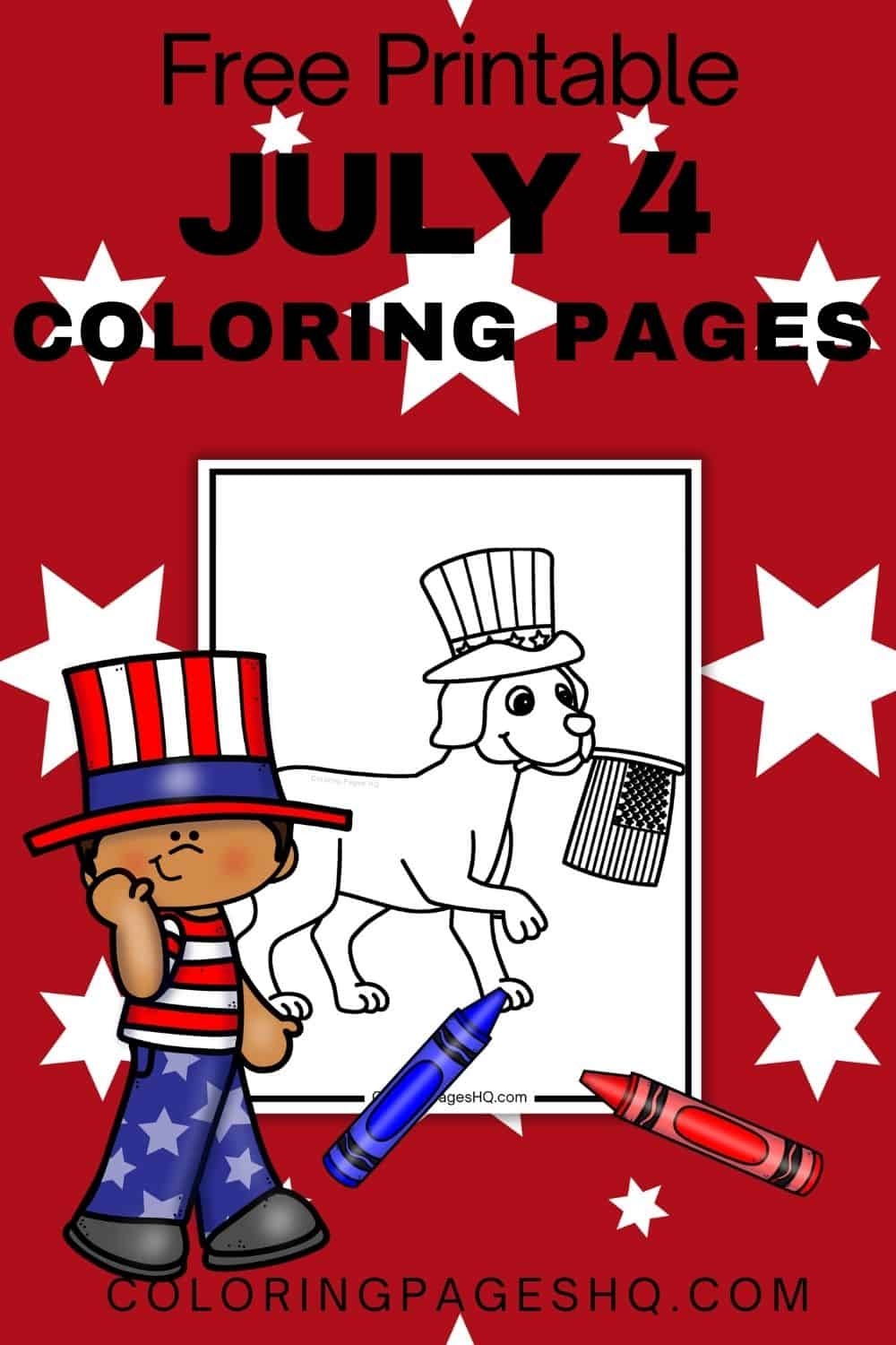July 4 Coloring Pages Free PDF Printables Coloring Pages HQ
