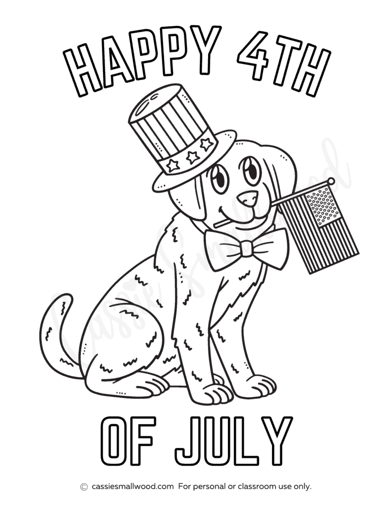 4th of july coloring pages free to print