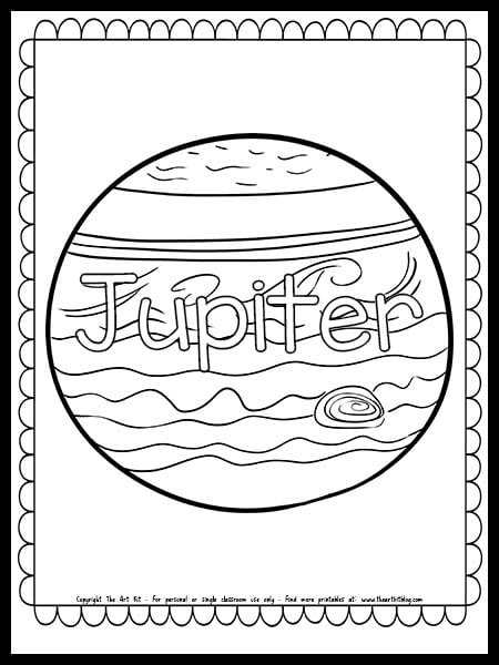 printable jupiter pictures