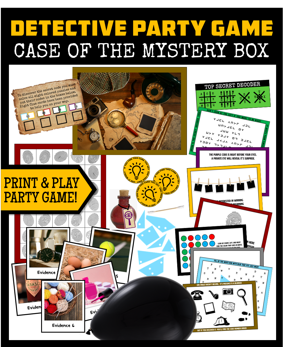 free printable detective games for kids