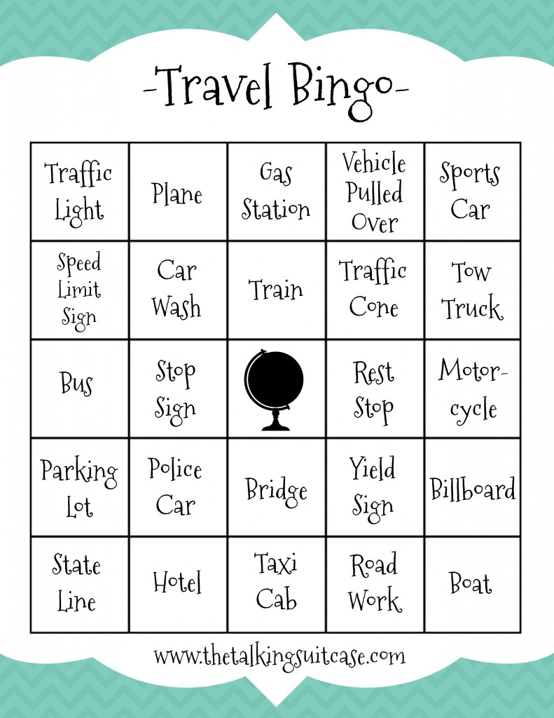 travel games for kids free printable