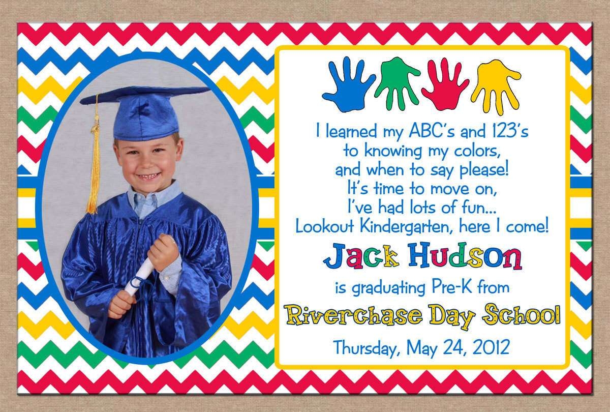Kindergarten Graduation Invitation Template Free