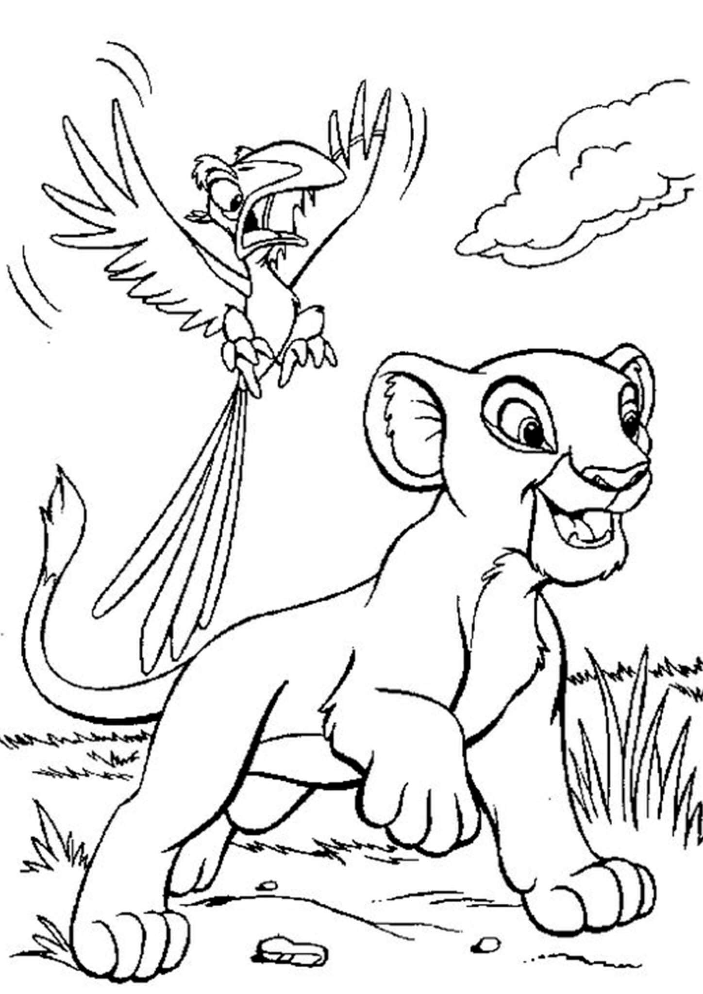 Lion King Coloring Book Pages