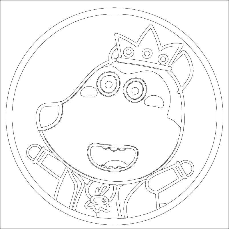 King Wolfoo Coloring Page Free Printable Coloring Pages For Kids