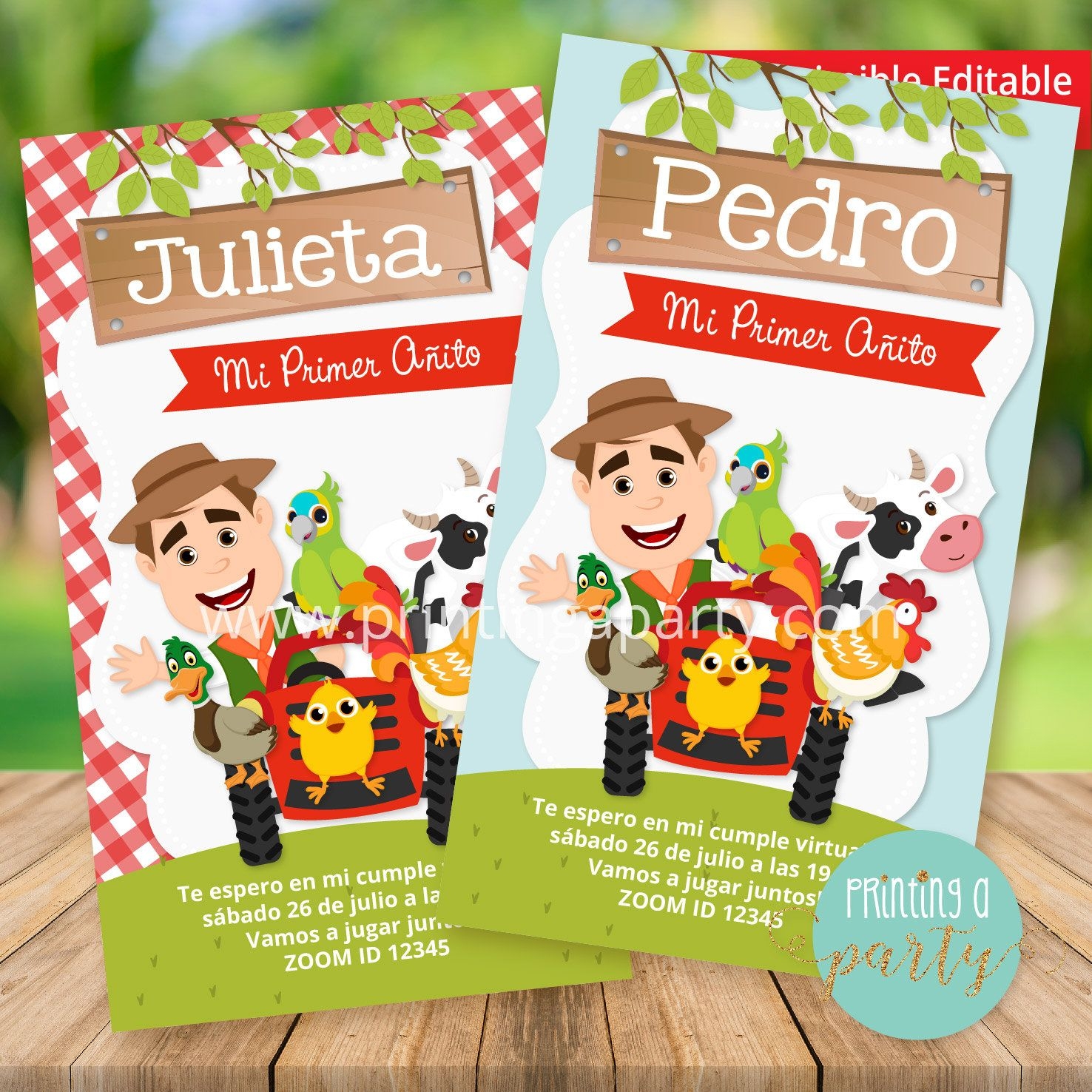 La Granja De Zenon Invitation Template Free Printable Templates Free