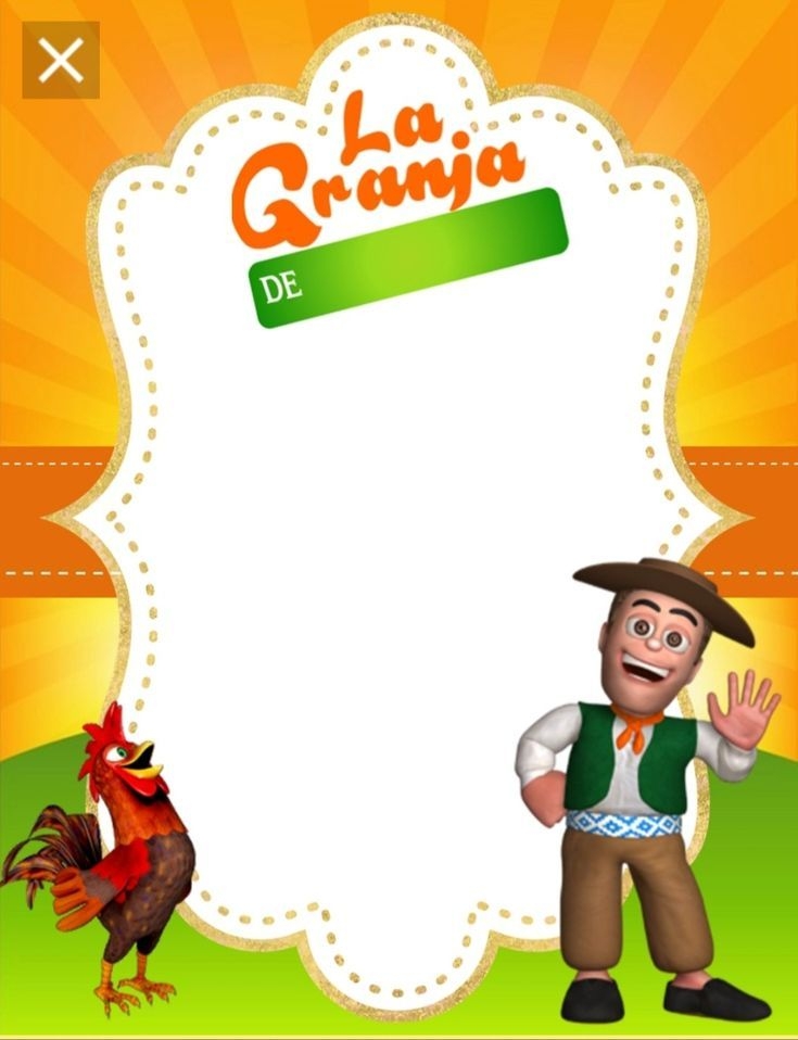 La Granja De Zenon Invitation Template Free Printable Templates Free