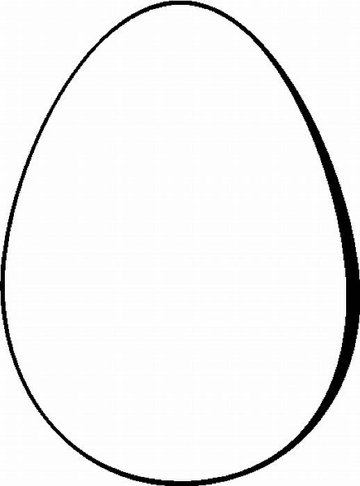 egg template printable free