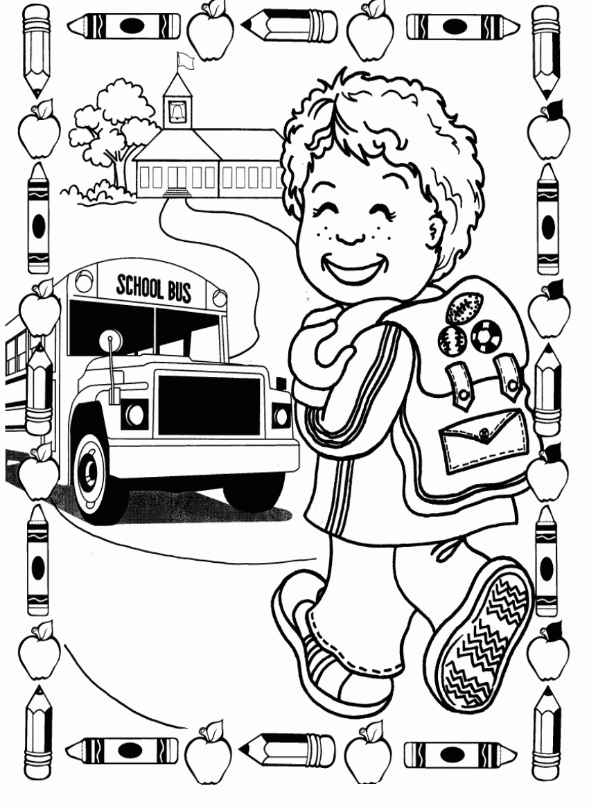 Last Day Of School Coloring Page Coloring Home